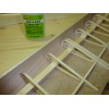 Vordere RUndung beplanken (nass) mit 2mm Balsa
